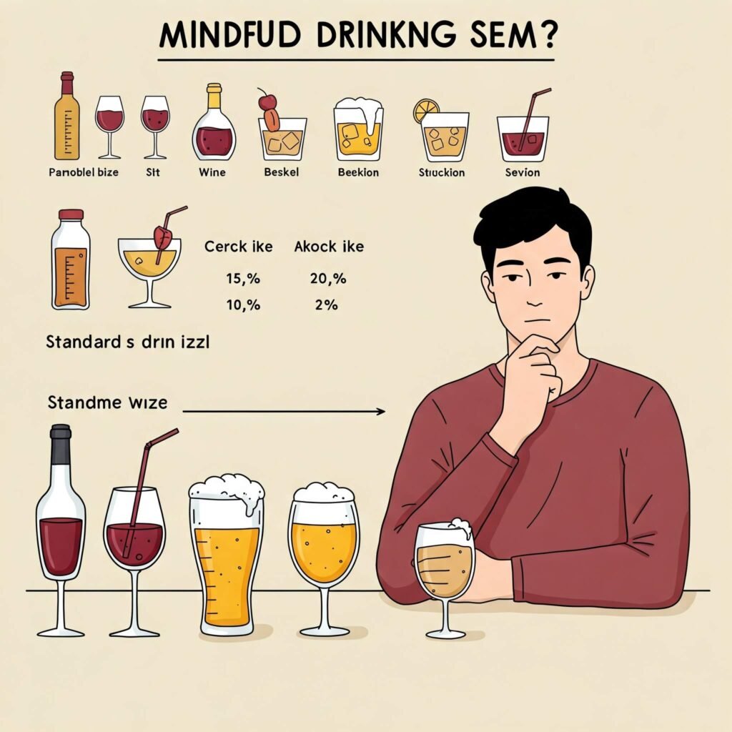Portion control for alcoholic drinks