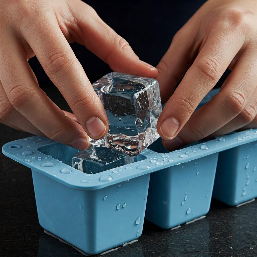 Making Large Clear Ice Cubes for Cocktails at Home