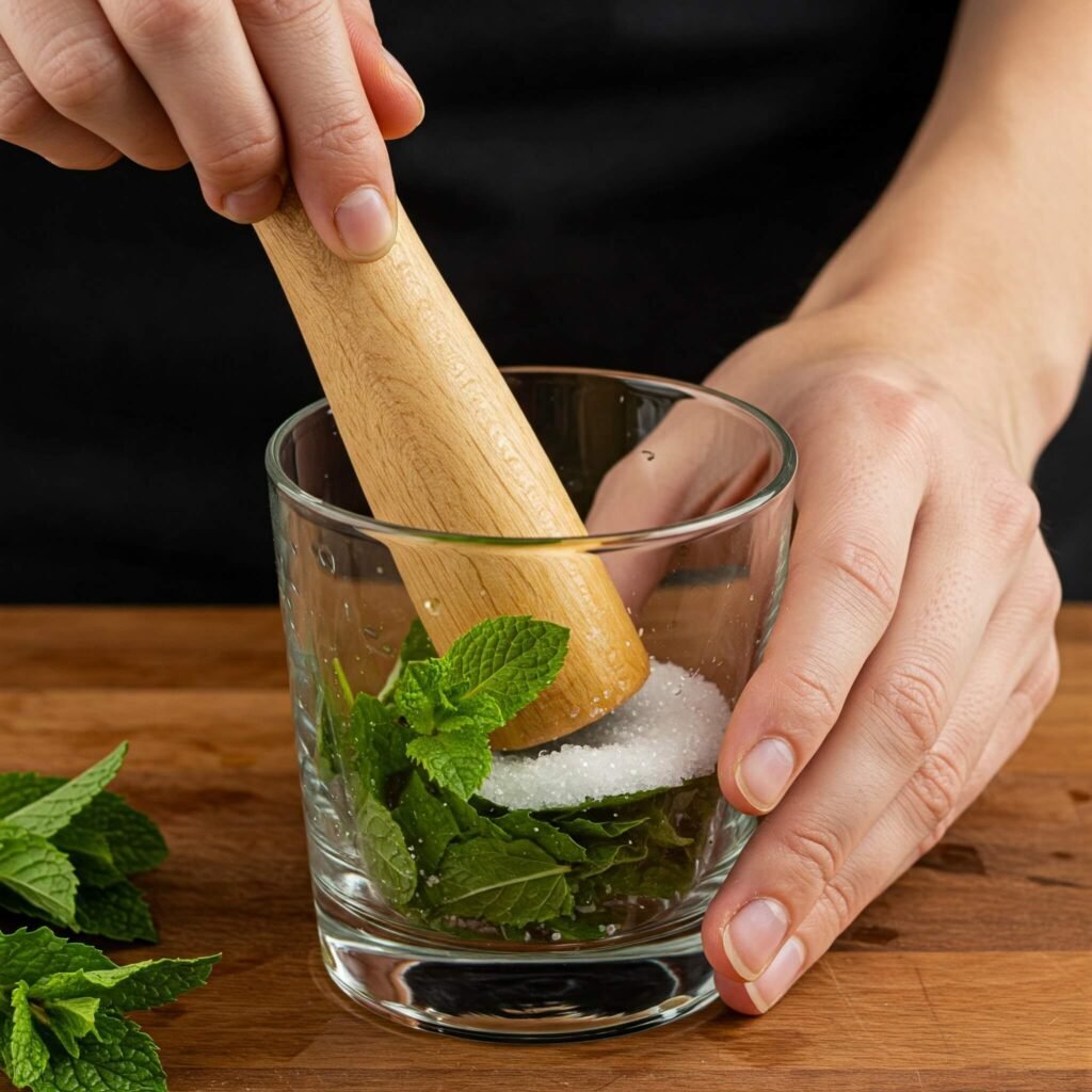 Muddling Mint for a Mojito: A Step-by-Step Guide