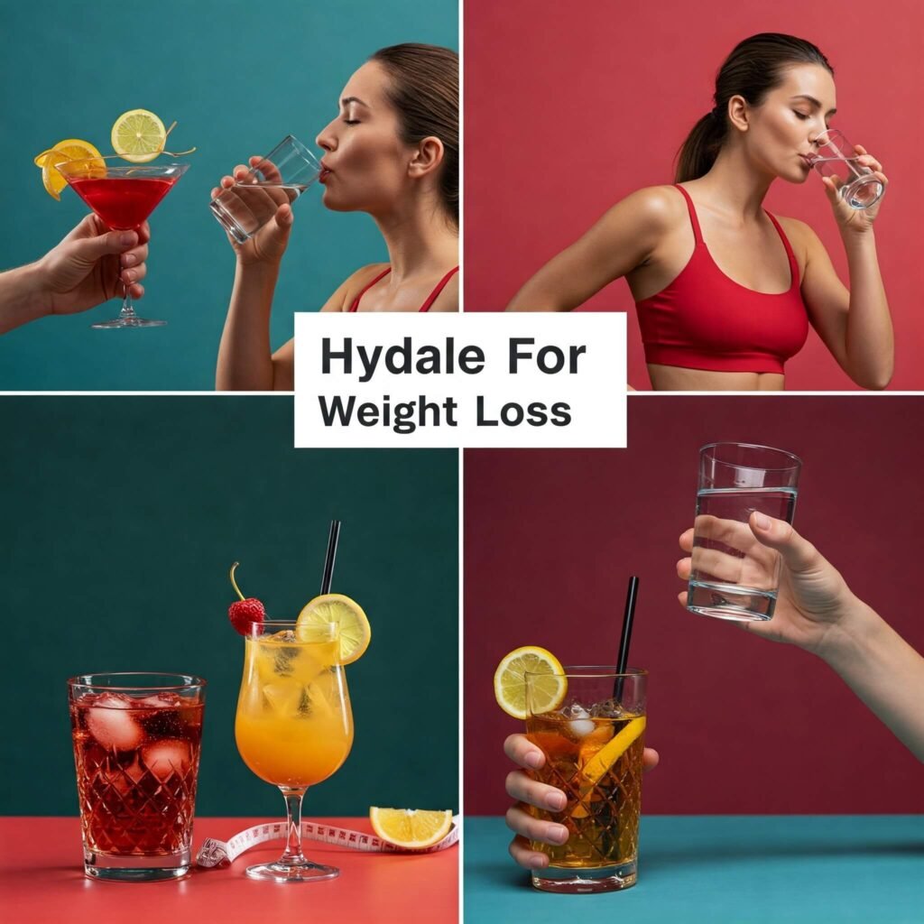 Hydration for weight loss with alcohol