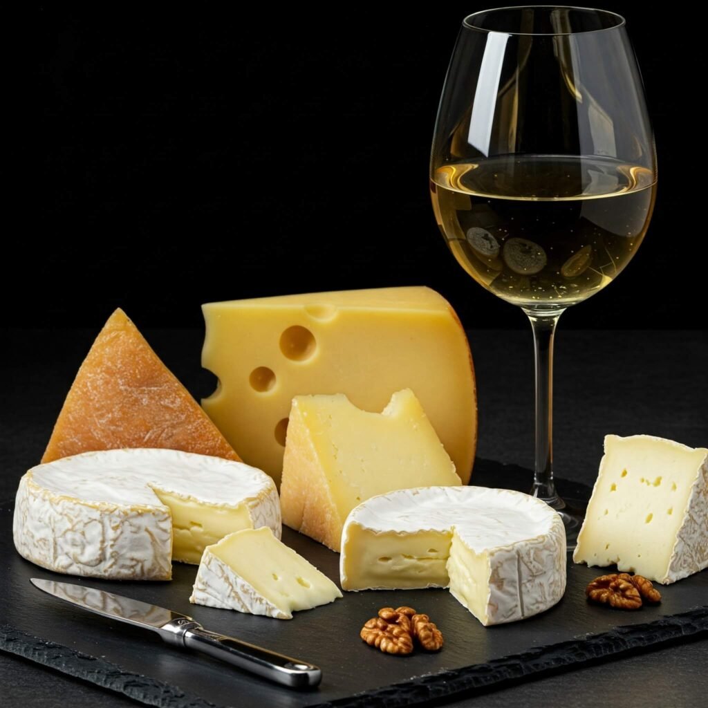 White wine and cheese pairing