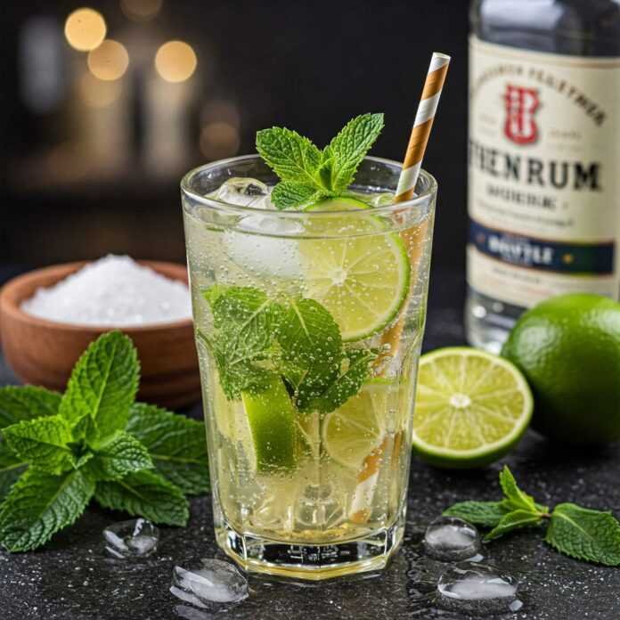 A Beautifully Styled Mojito, Ready to Enjoy! A Beautifully Styled Mojito, Ready to Enjoy!