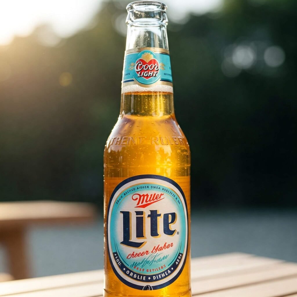 Light Beer Close-Up