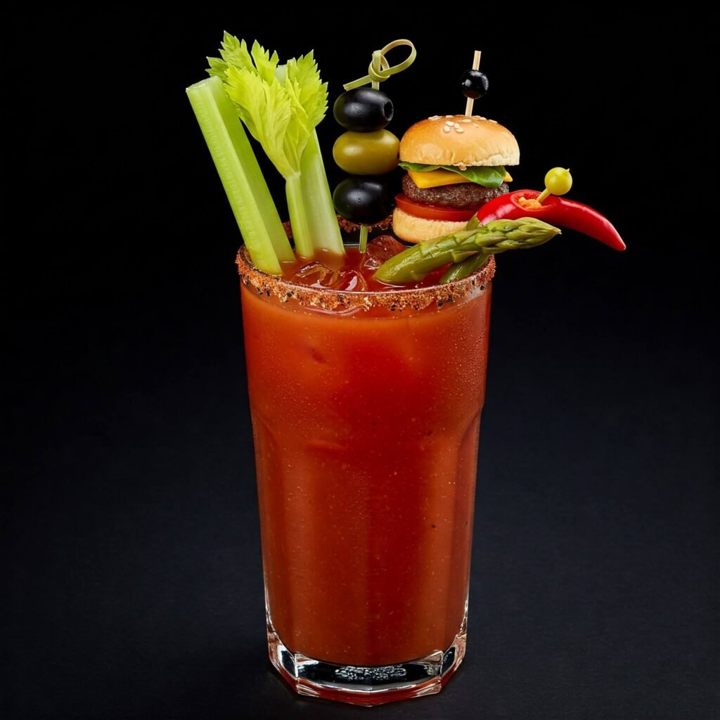 Creative Bloody Mary Garnish